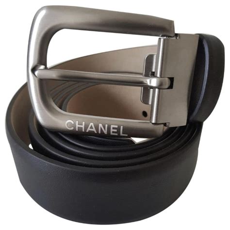 chanel mens leather belts|chanel belt original.